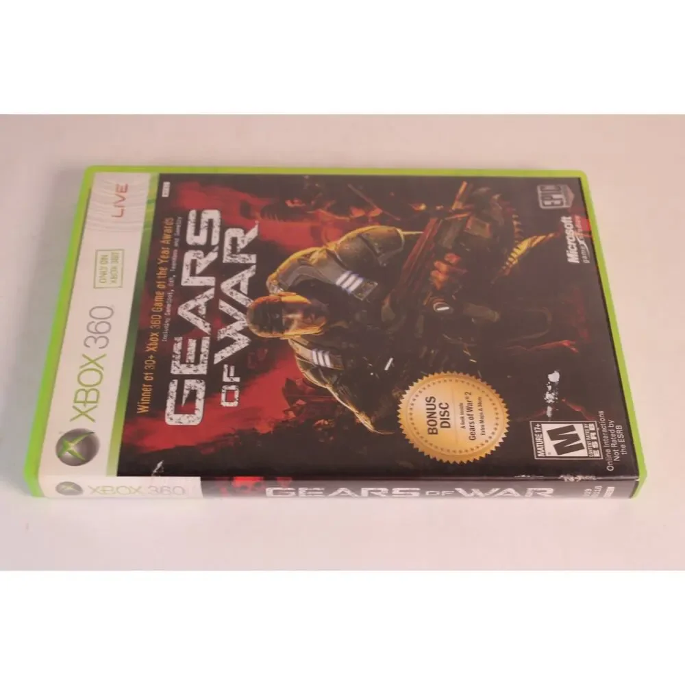 Gears of War (Microsoft XBox 360) Authentic, Tested/works great